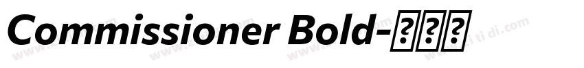 Commissioner Bold字体转换 Commissioner Bold字体转换